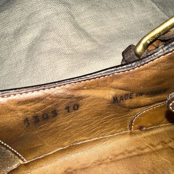 BILLY REID Captoe Double Monk Strap Shoes in Espresso Leather Vibram Sole - Picture 9 of 10